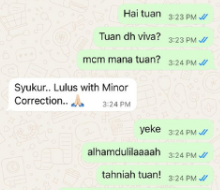 Lulus VIVA testimoni 2